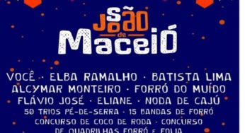 Confira as atrações do São João de Maceió, edição 2019