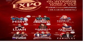 Confira os shows da Expo Bauru 2019