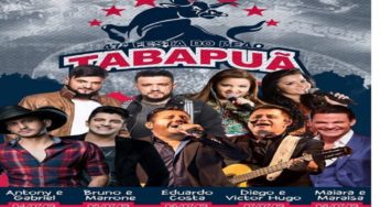 Confira os shows da Festa de Peão de Tabapuã 2019