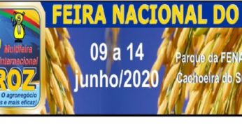 Período e Programação da Fenarroz 2020, realizada em Cachoeira do Sul