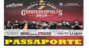 Ingressos para a Festa do Peão de Cordeirópolis 2019