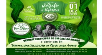 Ingressos disponíveis para o Baile Verde e Branco 2020