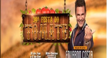 Ingressos disponíveis para a Festa do Tomate 2020