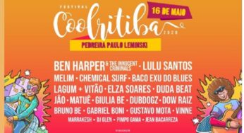 O Festival Coolritiba 2020 foi transferido para outubro