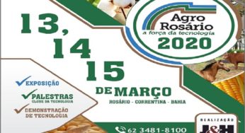 Agro Rosário 2020 – de 13 a 15 de março