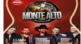 Ingressos disponíveis para o Monte Alto Rodeio Show 2020