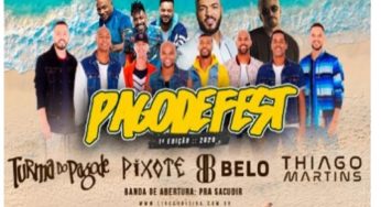 Ingressos disponíveis para o Pagode Fest 2020, realizado em Curitiba