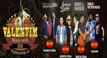 Ingressos disponíveis para o Valentim Rodeio Show 2020
