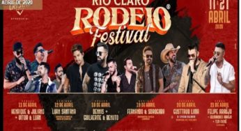 Ingressos para o Rio Claro Rodeio Festival 2020