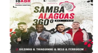 Samba Alagoas 2020 foi adiado para setembro, veja as datas
