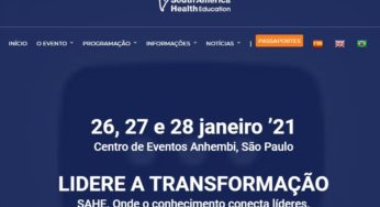 Confira as datas do SAHE 2021- South America Health Education