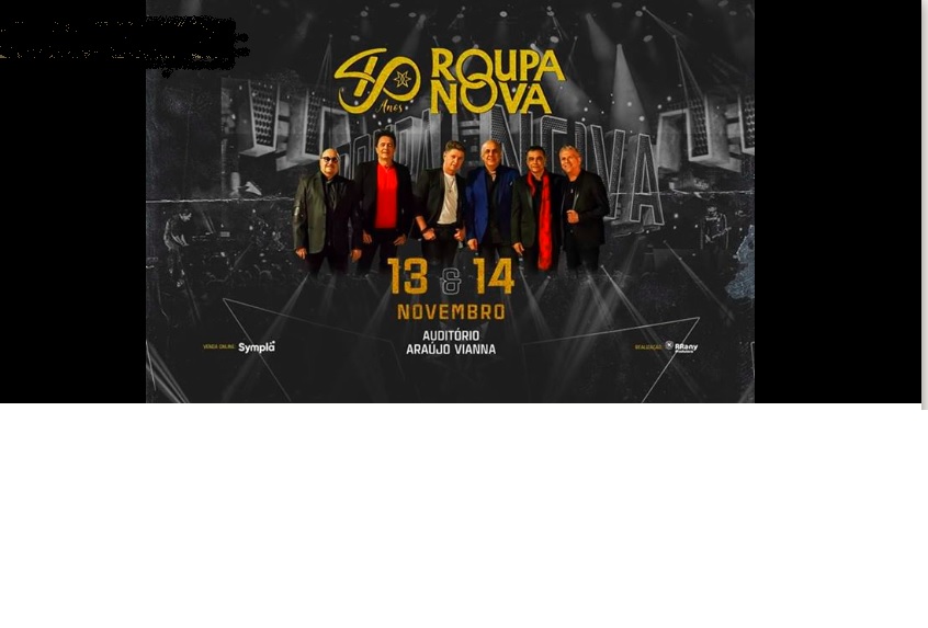Show de Roupa Nova 2020 em Porto Alegre