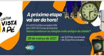 Curitiba vista a pé 2021 será em março, veja mais detalhes