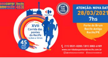 Corrida das Pontes do Recife 2021 será em março, veja mais detalhes