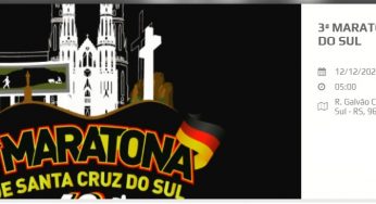 Terceira Maratona de Santa Cruz do Sul 2021 será em dezembro, veja detalhes
