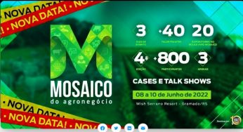Mosaico do Agronegócio 2022 será em junho, veja mais detalhes