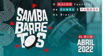 Samba Barretos 2022 será realizado a partir de amanhã, 21 de abril, veja as atrações