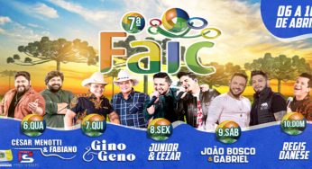 FAIC 2022 será em abril, confira os shows e como comprar seu ingresso