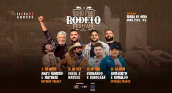 Ingressos disponíveis para o Ouro Fino Rodeio Festival 2022