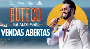 Ingressos disponíveis para o Buteco Em Alto Mar 2022 – Gusttavo Lima