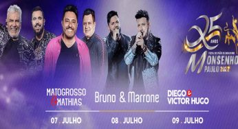 Ingressos para a Festa do Peão de Monsenhor Paulo 2022