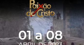 Começa neste sábado 1º de abril, a Paixão de Cristo em Nova Jerusalém 2023