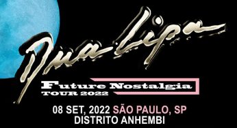 Ingressos para o Show de Dua Lipa – Future Nostalgia Tour 2022