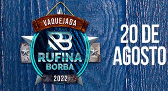Ingressos disponíveis para a Vaquejada Rufina Borba 2022