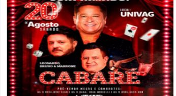 Ingressos disponíveis para o Cabaré Cuiaba 2022