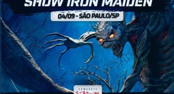 Ingressos para o show do Iron Maiden 2022, em São Paulo