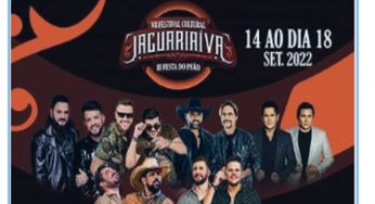 Ingressos para o VII Festival Cultural de Jaguariaíva 2022