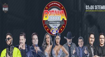 Confira os shows do Boituvana 2022, que começarão dia 02/09