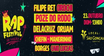 Ingressos para o São Gonçalo Rap Festival 2022