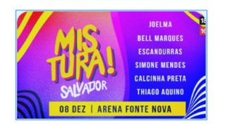Ingressos para o Mistura Salvador 2022