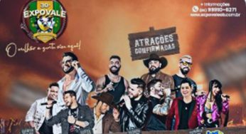 Confira as atrações da Expovale 2023