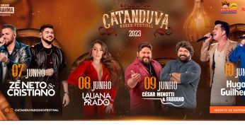 Confira os shows do Catanduva Rodeo Festival 2023