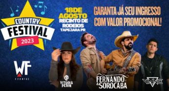 Ingressos para o Country Festival 2023