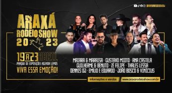Confira as atrações do Araxá Rodeio Show 2023