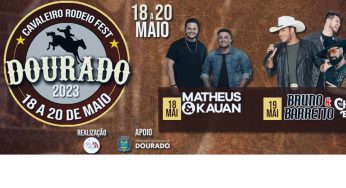 Confira as atrações do Cavaleiro Rodeio Fest Dourado 2023