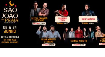 Confira os shows do São João na Praia 2023