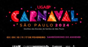 Carnaval 2024: Confira a ordem dos desfiles de São Paulo