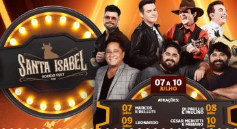 Começa hoje (07), o Rodeio de Santa Isabel 2023