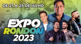 Confira os shows da Expo Rondon 2023