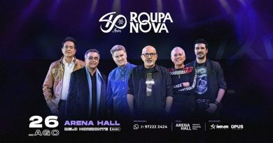 Ingressos para o Roupa Nova 40 anos (Belo Horizonte) estão disponíveis (imagem: Divulgação)