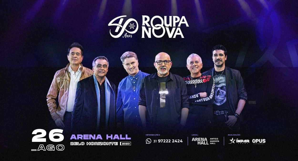 Roupa Nova 40 anos (imagem: Divulgação)