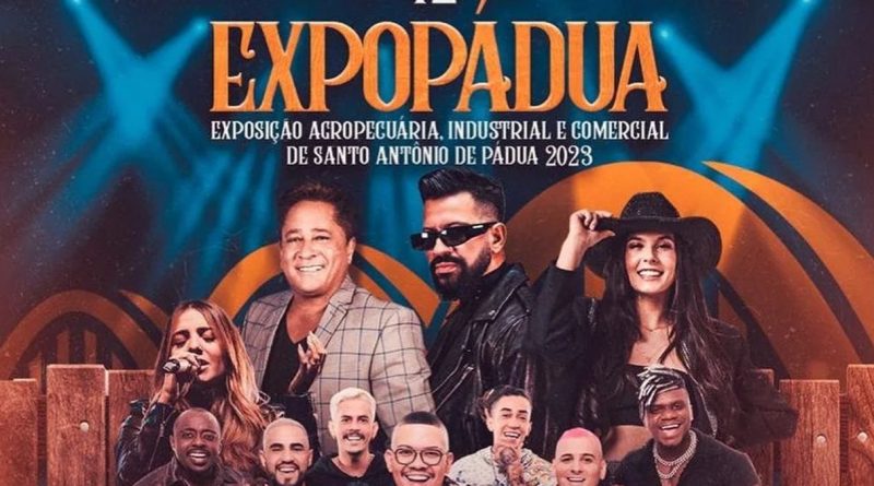 Veja os shows da Expo Pádua 2023 (imagem: Divulgação)