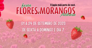 Festa das Flores e Morangos de Atibaia 2023 começa em setembro! (imagem: Divulgação)