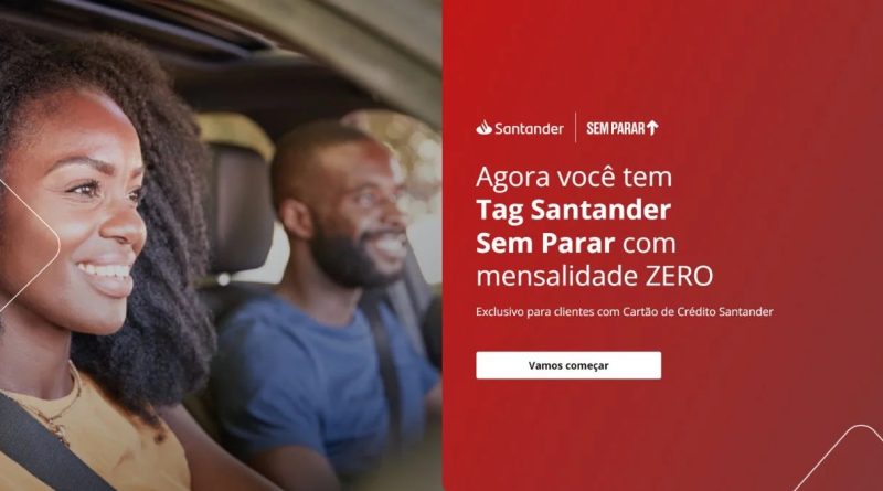 Promoção TagSantander Sem Parar válida até 31 de agosto, confira!