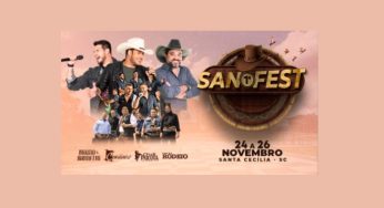 Festival SAN FEST 2023 acontece em Santa Cecília com grandes atrações, veja como comprar seu ingresso