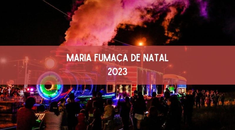 Maria Fumaça de Natal encanta Curitiba e região, confira! (imagem: Prefeitura Municipal de Curitiba)